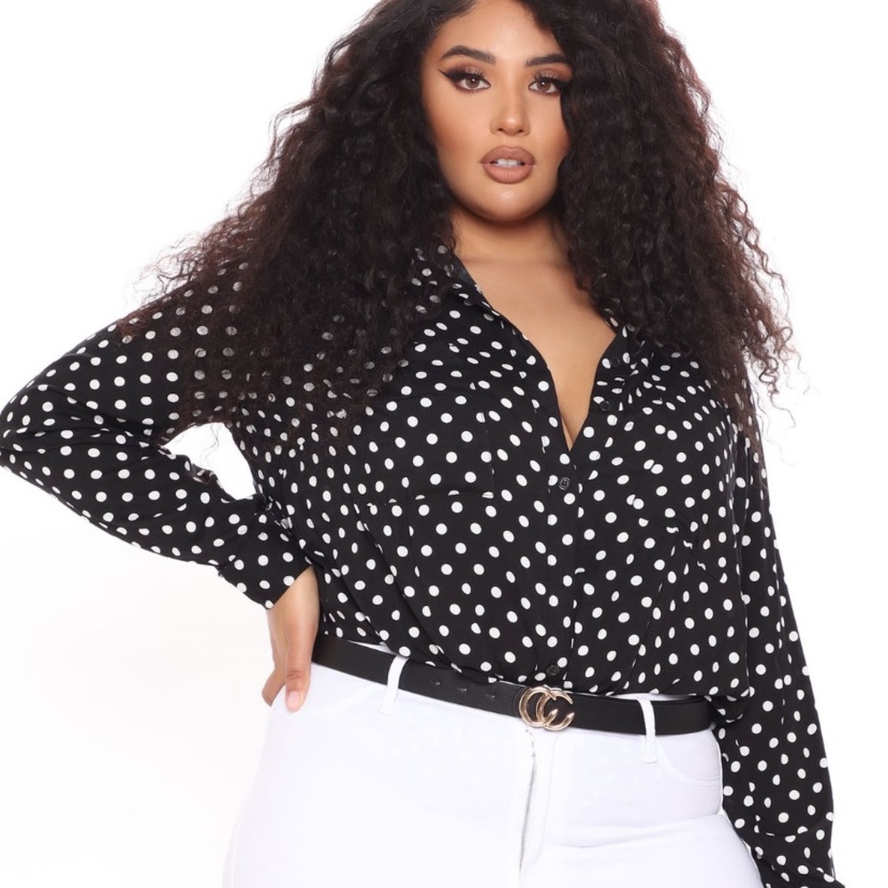 fashionnova button up top